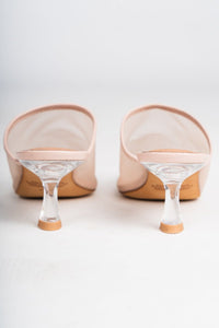 Bette mesh mule kitten heel nude - Affordable Shoes - Boutique Shoes at Lush Fashion Lounge Boutique in Oklahoma City