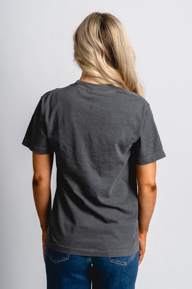 OKC basketball 90's retro unisex t-shirt vintage black - Vintage OKC Basketball T-Shirts at Lush Fashion Lounge Boutique in Oklahoma City