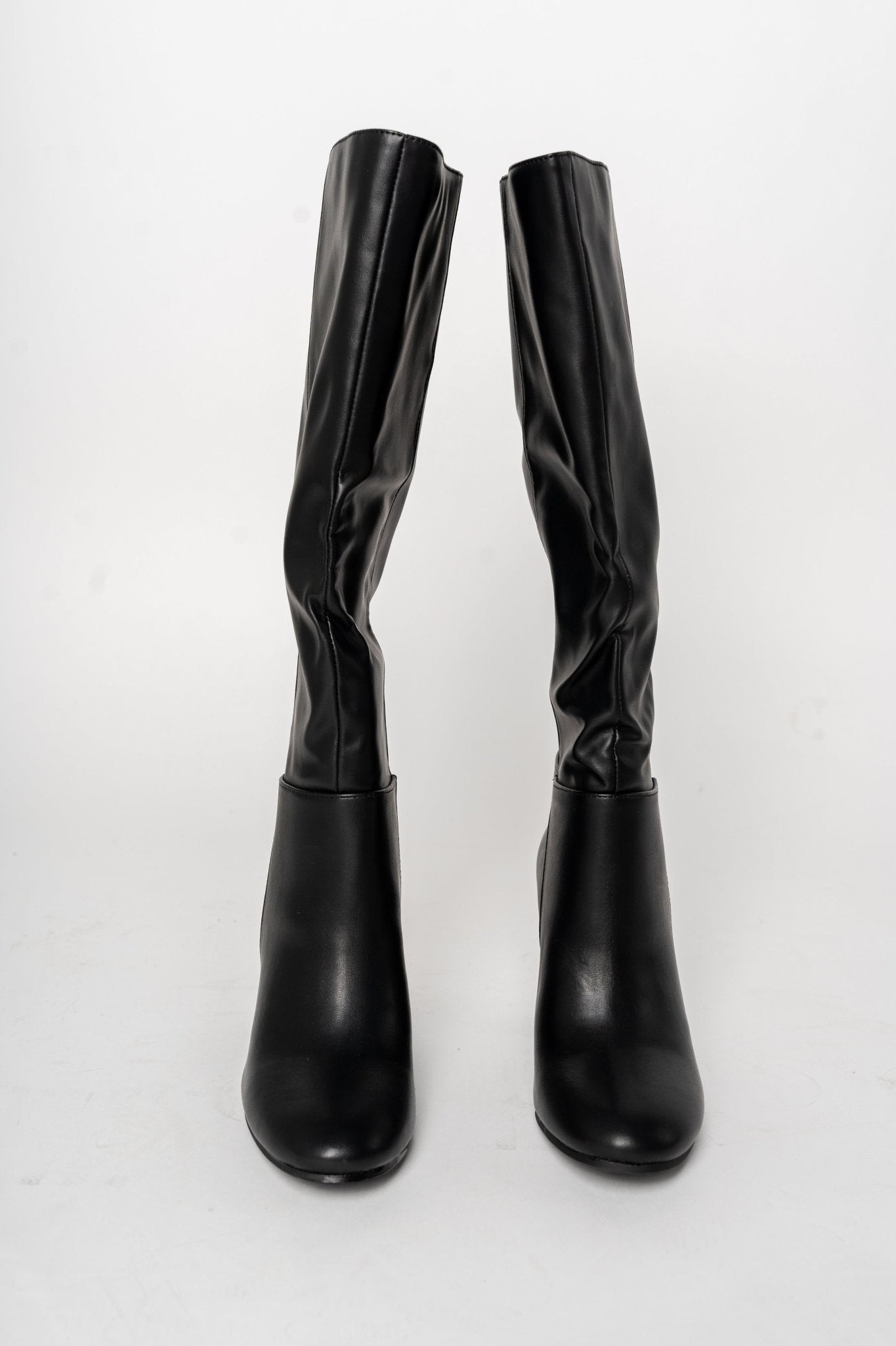 Malone knee high boots black - Trendy shoes - Fashion Shoes at Lush Fashion Lounge Boutique in Oklahoma City