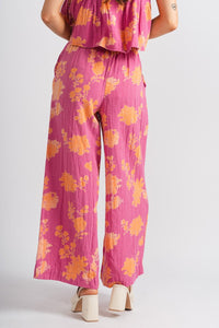 Z Supply Monte sunshine pants raspberry sorbet - Z Supply Pants - Z Supply Fashion at Lush Fashion Lounge Trendy Boutique Oklahoma City