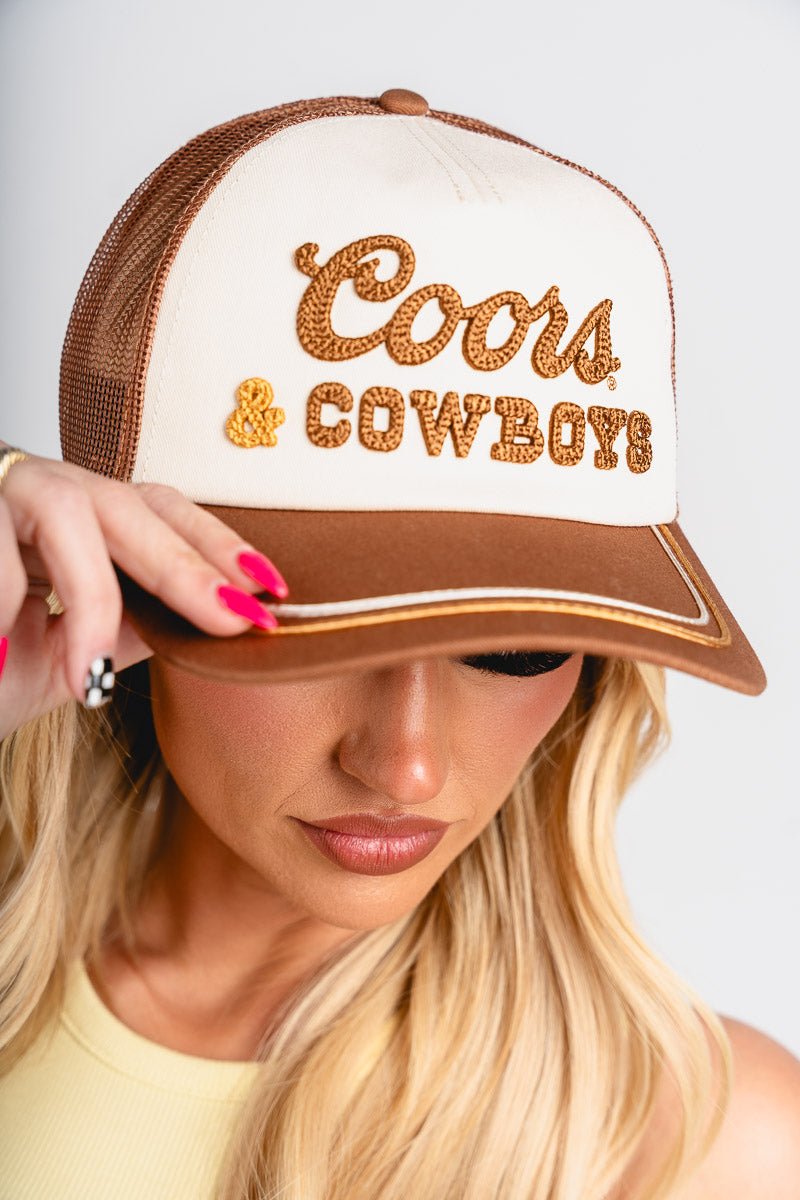 Coors radler hat brown - Trendy Gifts at Lush Fashion Lounge Boutique in Oklahoma City