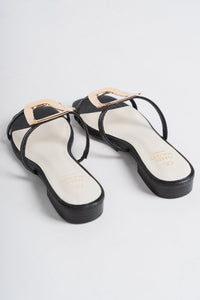 Amiyah buckle sandal black - Cute shoes - Fun Vacay Basics at Lush Fashion Lounge Boutique in Oklahoma City