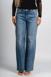 Daze keeper low rise straight jeans heartbeat | Lush Fashion Lounge: boutique women's jeans, fashion jeans for women, affordable fashion jeans, cute boutique jeans