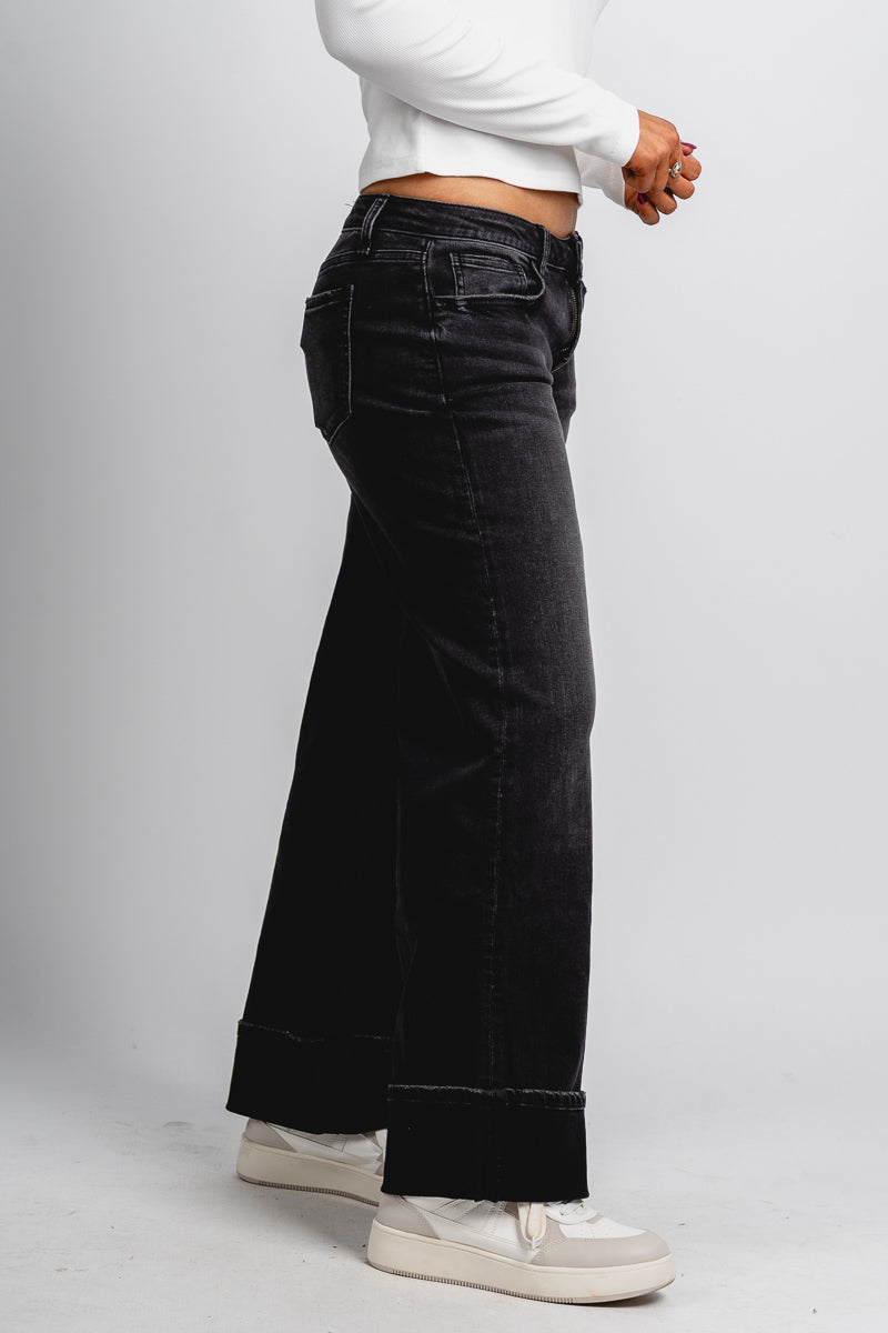 Vervet low rise baggy jeans black | Lush Fashion Lounge: boutique women's jeans, fashion jeans for women, affordable fashion jeans, cute boutique jeans