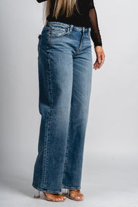 Daze keeper low rise straight jeans heartbeat | Lush Fashion Lounge: boutique women's jeans, fashion jeans for women, affordable fashion jeans, cute boutique jeans