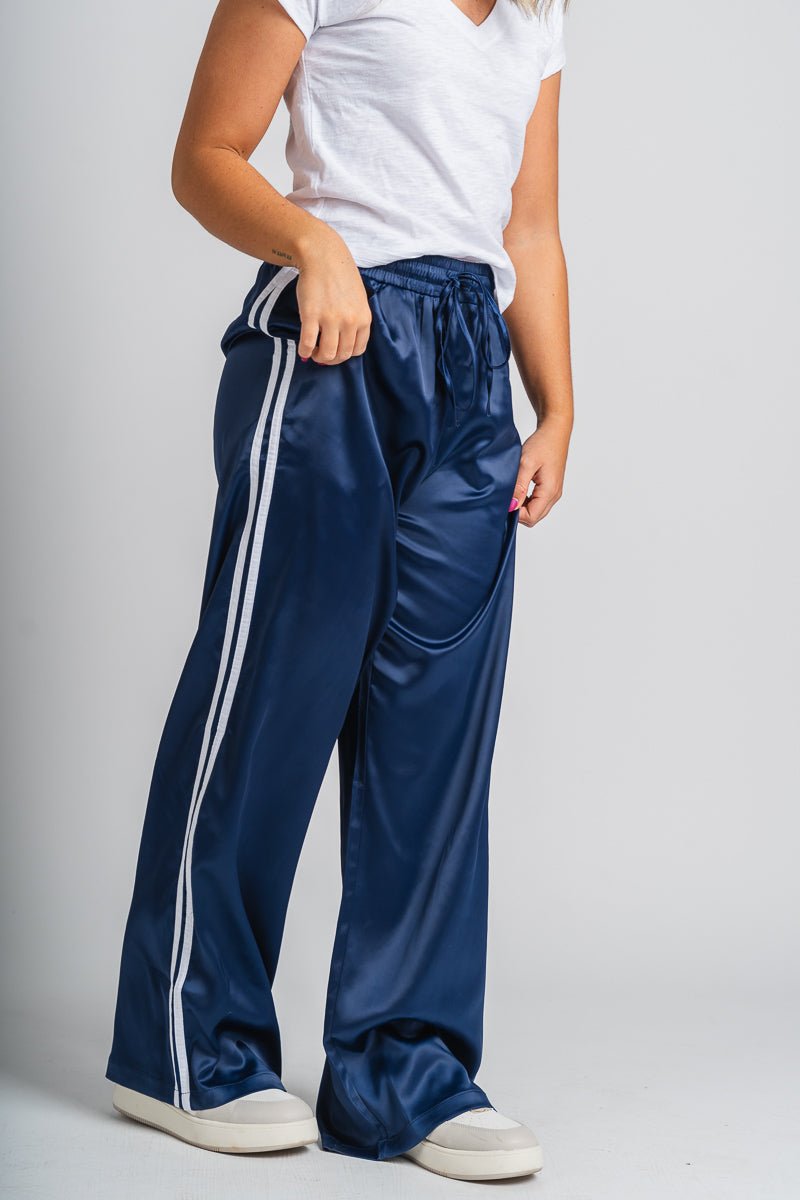 Colt track pants navy - Trendy Oklahoma City Basketball T-Shirts Lush Fashion Lounge Boutique in Oklahoma City