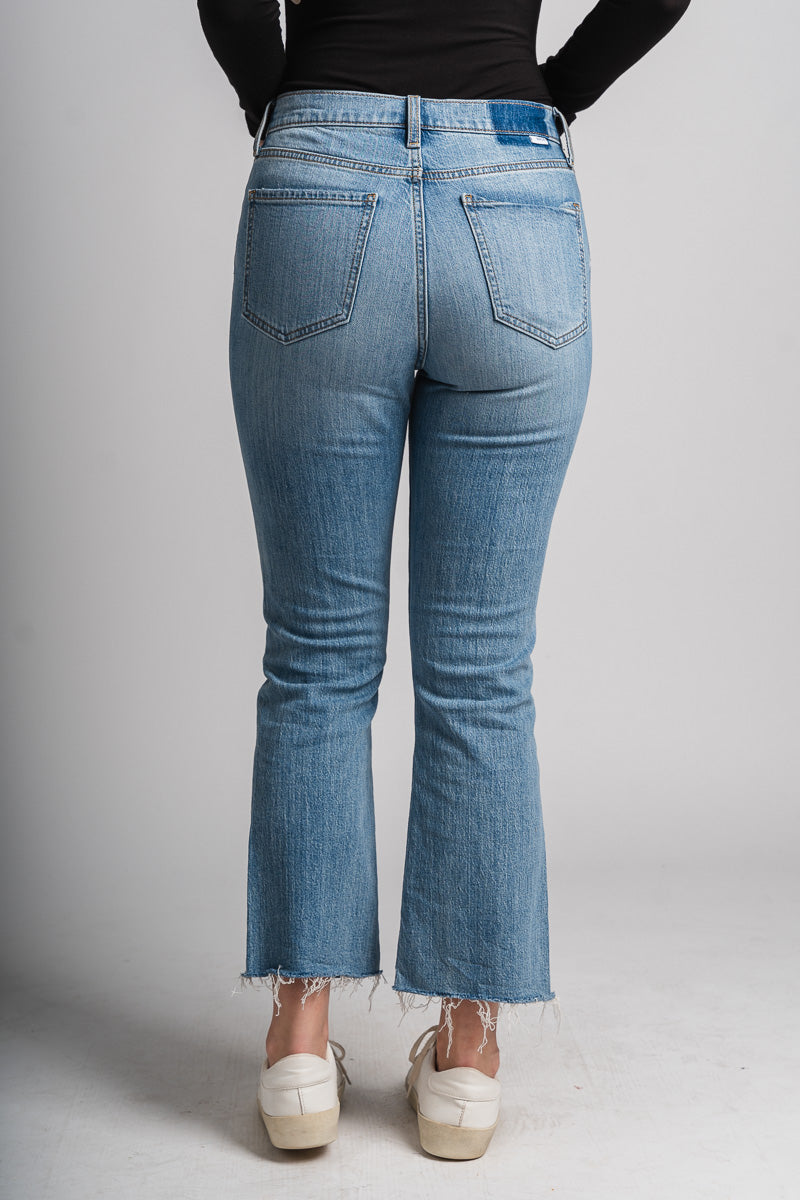 Daze high rise crop flare jeans Marina Vintage