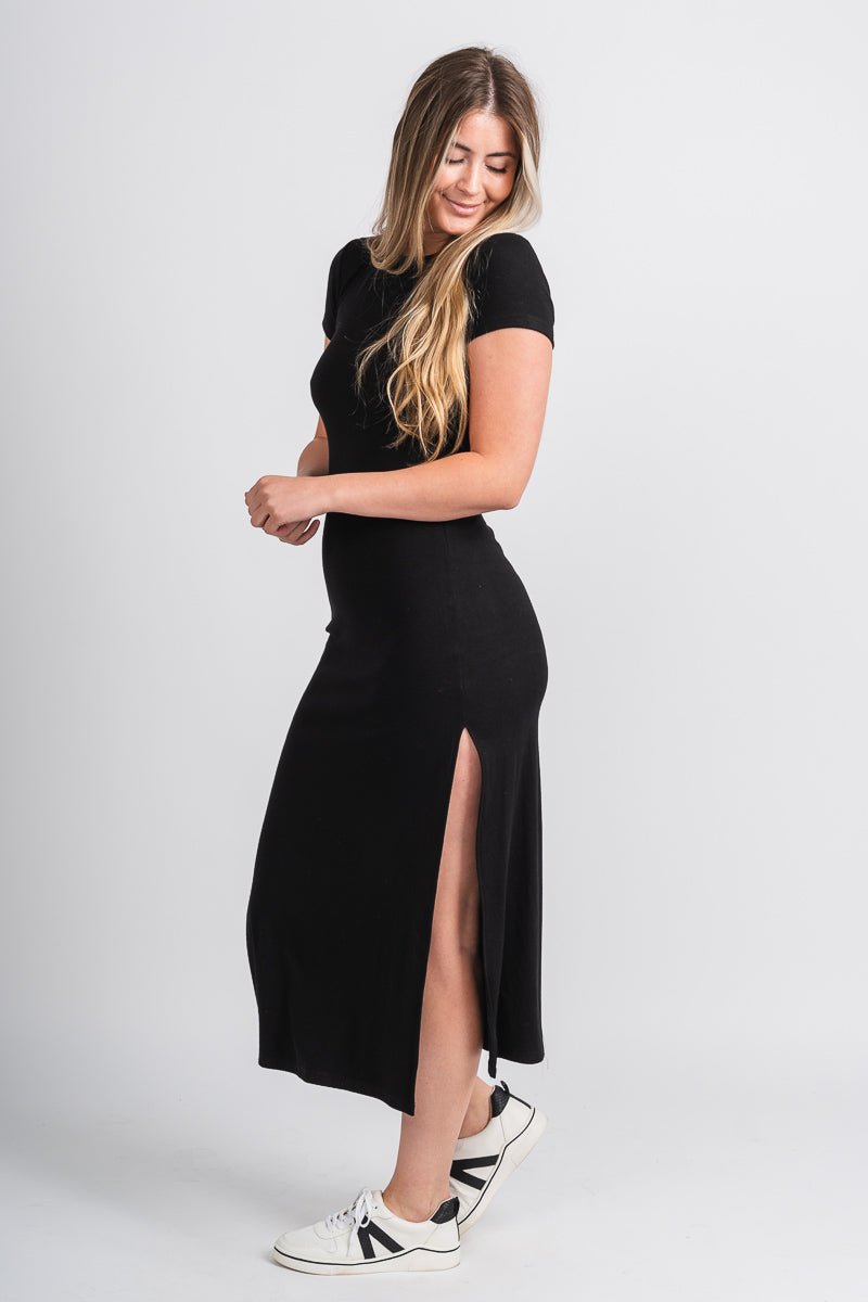 Kendall maxi dress black - Cute Dress - Trendy Dresses at Lush Fashion Lounge Boutique in Oklahoma City