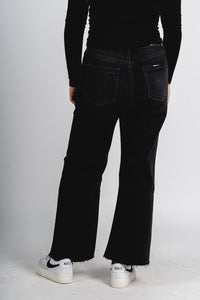 Flying Monkey high rise ankle wide leg jeans Xavier | Lush Fashion Lounge: boutique women's jeans, fashion jeans for women, affordable fashion jeans, cute boutique jeans