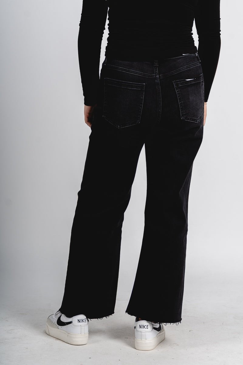 Flying Monkey high rise ankle wide leg jeans Xavier | Lush Fashion Lounge: boutique women's jeans, fashion jeans for women, affordable fashion jeans, cute boutique jeans