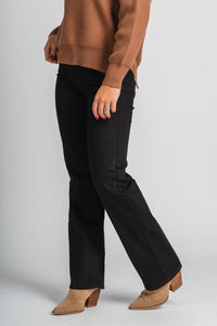 Hidden Tracey high rise straight leg jeans black | Lush Fashion Lounge: boutique women's jeans, fashion jeans for women, affordable fashion jeans, cute boutique jeans