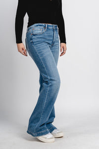 Daze heartbreaker mid rise flare jeans text me | Lush Fashion Lounge: boutique women's jeans, fashion jeans for women, affordable fashion jeans, cute boutique jeans