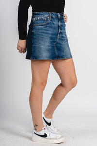 Daze Malibu denim mini skirt authentic | Lush Fashion Lounge: boutique fashion skirts, affordable boutique skirts, cute affordable skirts