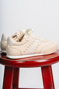 Raven low top sneakers beige - Trendy sneakers - Fashion Shoes at Lush Fashion Lounge Boutique in Oklahoma City