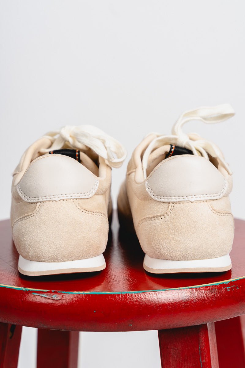 Raven low top sneakers beige - Affordable sneakers - Boutique Shoes at Lush Fashion Lounge Boutique in Oklahoma City