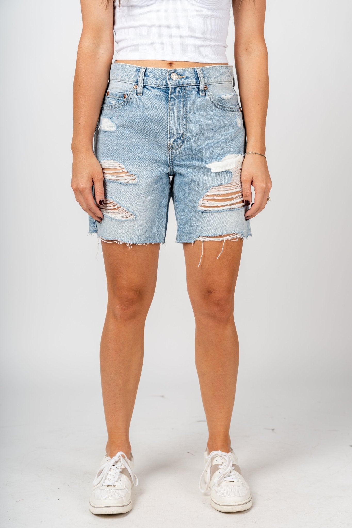 Daze slouch 90's shorts intuition - Cute shorts - Fun Vacay Basics at Lush Fashion Lounge Boutique in Oklahoma City