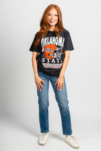 OSU OSU Cowboys helmet state unisex t-shirt vintage black T-shirt | Lush Fashion Lounge Trendy Oklahoma State Cowboys Apparel & Cute Gameday T-Shirts