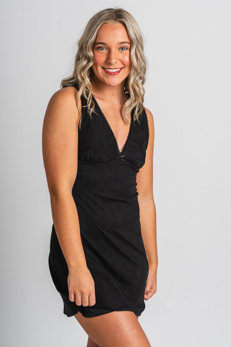 Mesh bodycon dress black - Cute dress - Trendy Dresses at Lush Fashion Lounge Boutique in Oklahoma City