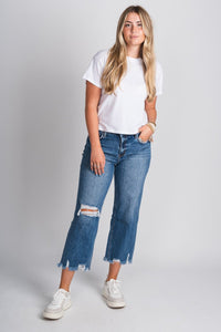 Lovervet high rise dad jeans top notch | Lush Fashion Lounge: boutique women's jeans, fashion jeans for women, affordable fashion jeans, cute boutique jeans