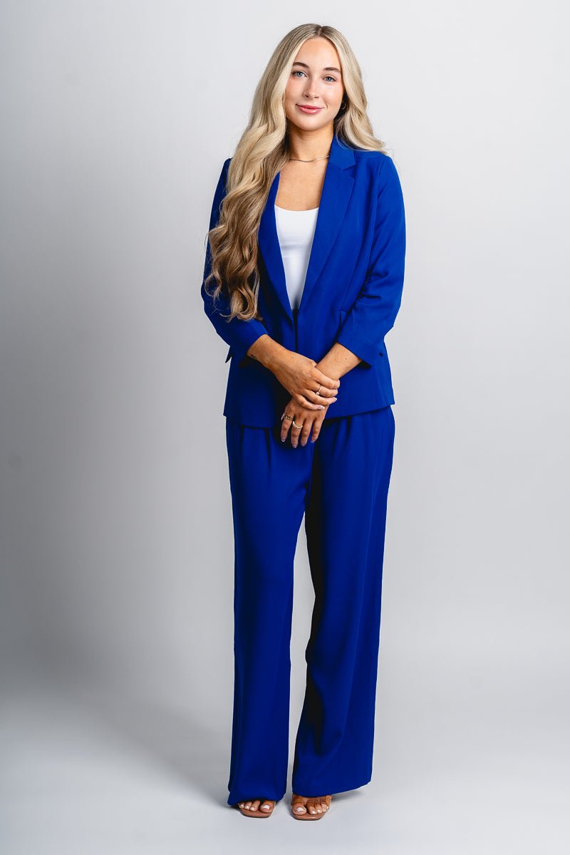 Wide leg pants royal blue - Oklahoma City inspired graphic t-shirts at Lush Fashion Lounge Boutique in Oklahoma City