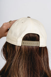 Miller High Life roscoe hat ivory - Trendy Gifts at Lush Fashion Lounge Boutique in Oklahoma City