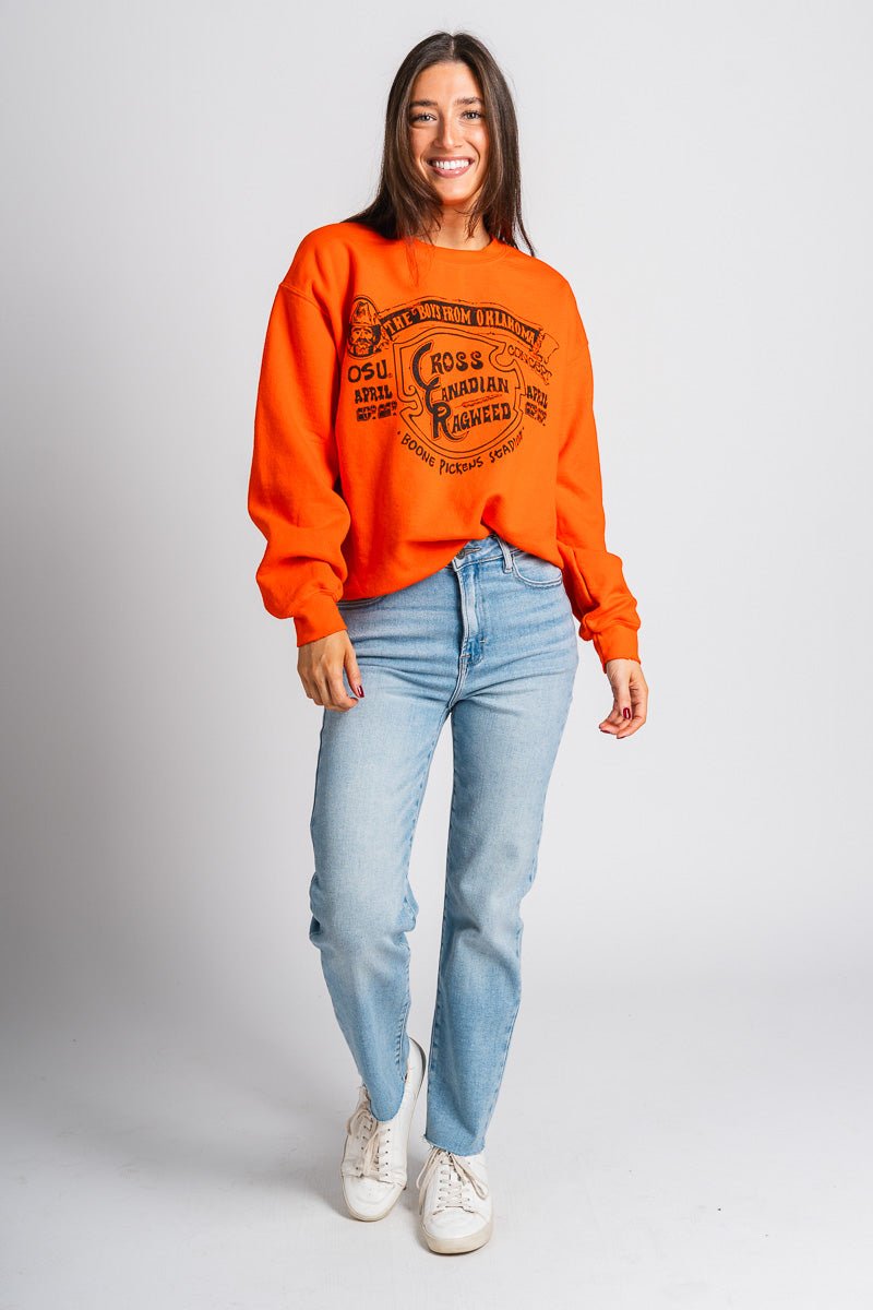 CCR Boys from Oklahoma sweatshirt orange