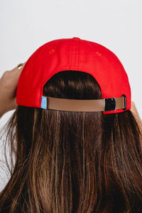 OU Oklahoma OU caddyshack hat red hat | Lush Fashion Lounge Trendy Oklahoma University Sooners Apparel & Cute Gameday T-Shirts