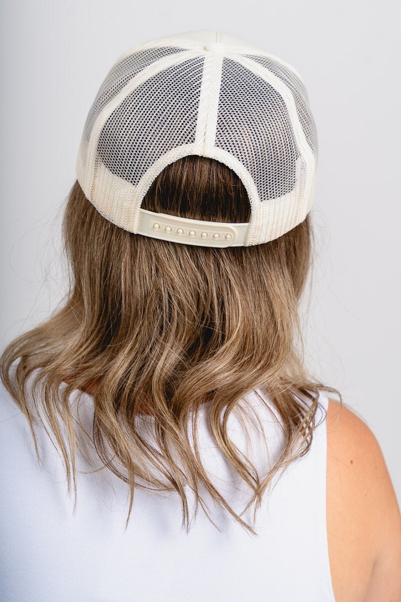 Coors foamy roscoe hat off white - Trendy Hats at Lush Fashion Lounge Boutique in Oklahoma City