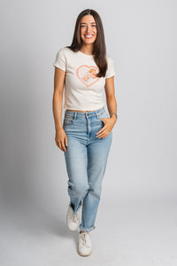 Cupid micro cropped tee natural - Cute Valentine's Day Outfits at Lush Fashion Lounge Boutique in Oklahoma City