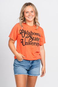OSU OSU Oklahoma State bookmania unisex t-shirt orange T-shirt | Lush Fashion Lounge Trendy Oklahoma State Cowboys Apparel & Cute Gameday T-Shirts