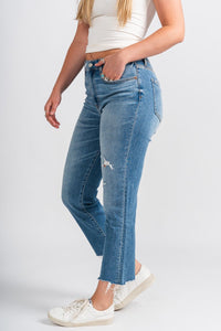 Daze high rise straight up jeans oasis vintage | Lush Fashion Lounge: boutique women's jeans, fashion jeans for women, affordable fashion jeans, cute boutique jeans