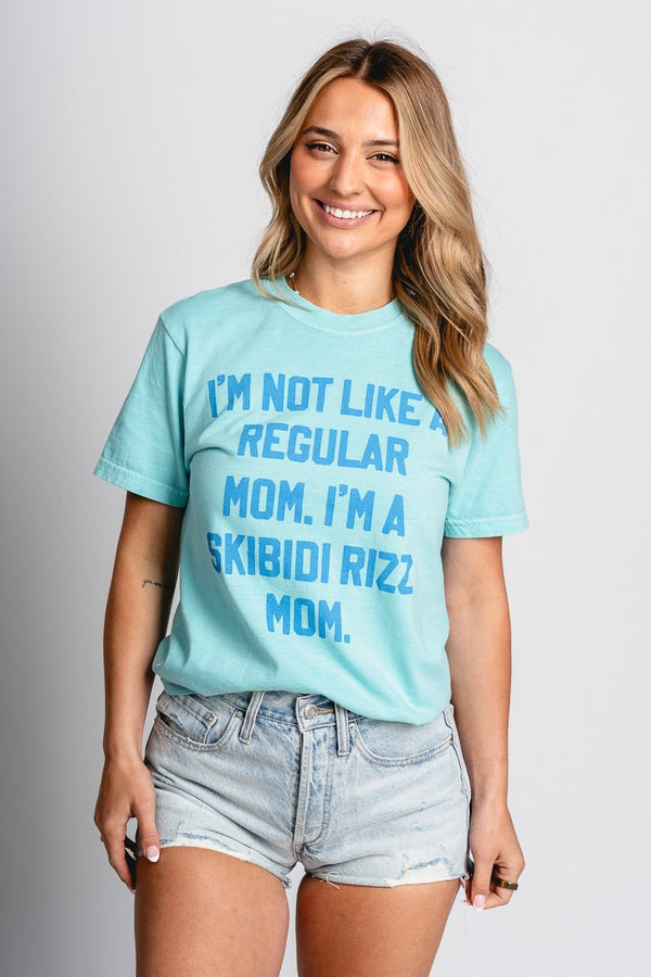 Skibidi Rizz mom t-shirt seafoam Lush Fashion Lounge