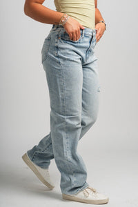 Daze 1999 high rise slouchy jeans my baby | Lush Fashion Lounge: boutique women's jeans, fashion jeans for women, affordable fashion jeans, cute boutique jeans