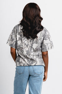 OSU OSU Cowboys camo tee black/white T-shirt | Lush Fashion Lounge Trendy Oklahoma State Cowboys Apparel & Cute Gameday T-Shirts