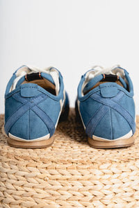 Polly criss cross sneaker blue - Trendy Oklahoma City Basketball T-Shirts Lush Fashion Lounge Boutique in Oklahoma City