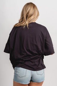 OSU OSU Cowboys Pokes oversized tee smoke T-shirt | Lush Fashion Lounge Trendy Oklahoma State Cowboys Apparel & Cute Gameday T-Shirts