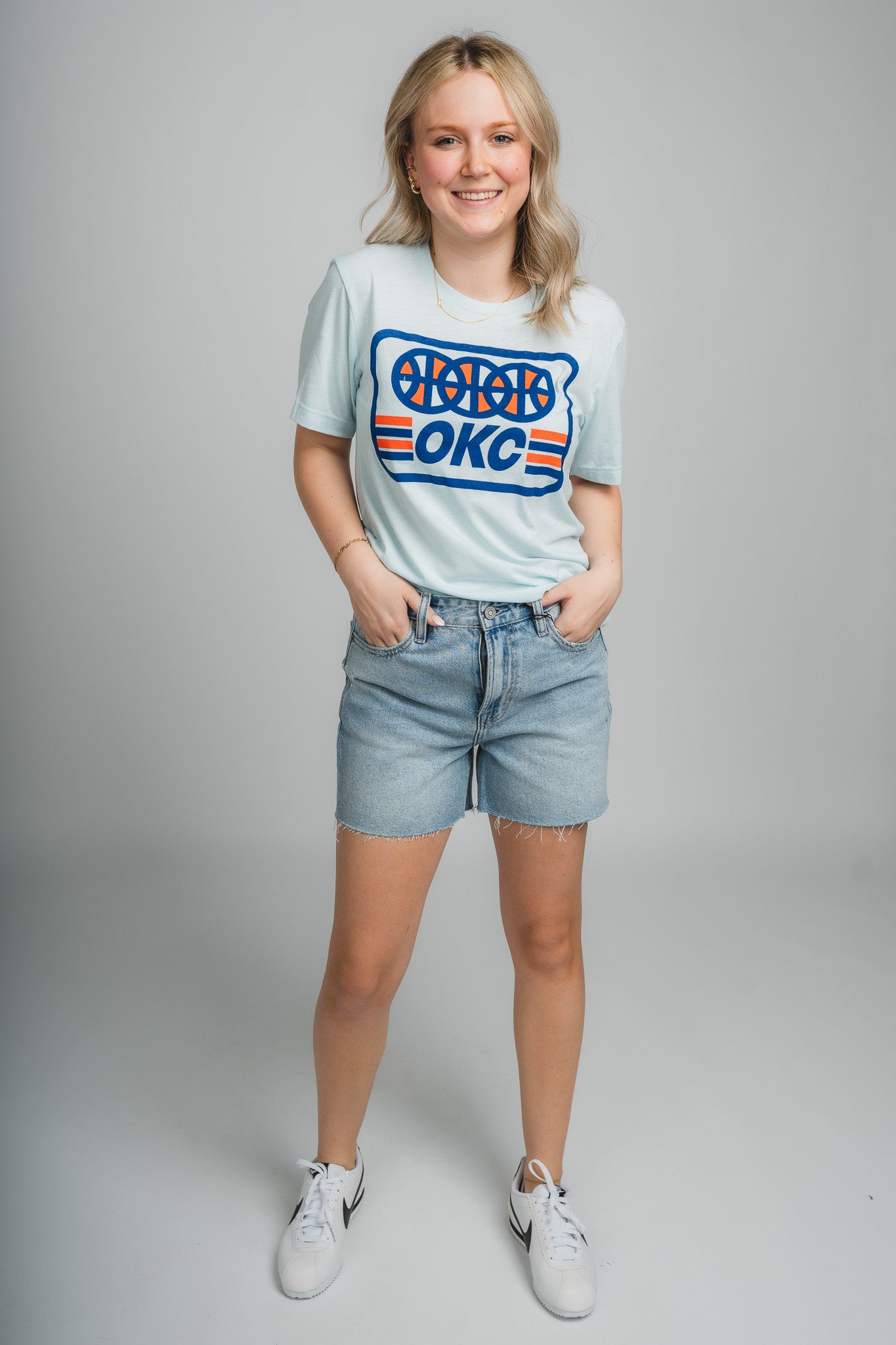 OKC basketball unisex t-shirt 2305 - Oklahoma City inspired graphic t-shirts at Lush Fashion Lounge Boutique in Oklahoma City