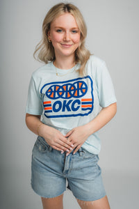 OKC basketball unisex t-shirt 2305 - Trendy OKC Apparel at Lush Fashion Lounge Boutique in Oklahoma City