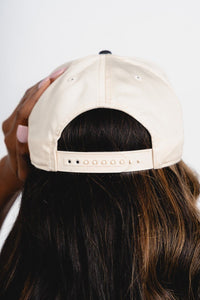 OSU OSU STATE two tone hat natural/black hat | Lush Fashion Lounge Trendy Oklahoma State Cowboys Apparel & Cute Gameday T-Shirts