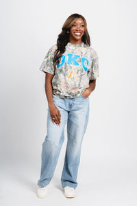 OKC bolt camo tee green - Trendy OKC Thunder T-Shirts at Lush Fashion Lounge Boutique in Oklahoma City