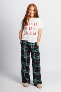 Z Supply Falalala boyfriend tee sea salt - Z Supply T-shirt - Z Supply Tees & Tanks at Lush Fashion Lounge Trendy Boutique Oklahoma City