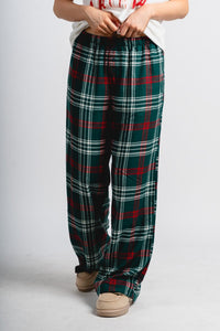 Z Supply hangout plaid pants mistletoe - Z Supply Pants - Z Supply Tops, Dresses, Tanks, Tees, Cardigans, Joggers and Loungewear at Lush Fashion Lounge