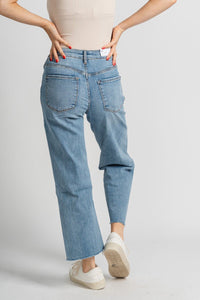 Vervet super high rise crop jeans mischief | Lush Fashion Lounge: boutique women's jeans, fashion jeans for women, affordable fashion jeans, cute boutique jeans