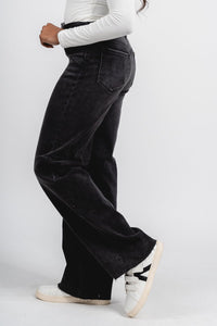 Hidden high rise Logan dad jeans dark grey | Lush Fashion Lounge: boutique women's jeans, fashion jeans for women, affordable fashion jeans, cute boutique jeans