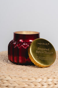 Capri Blue royal gem sugar spice twist candle 8oz | Lush Fashion Lounge: volcano candle, Capri candles, blue volcano candle, Capri volcano candle, volcano blue candle