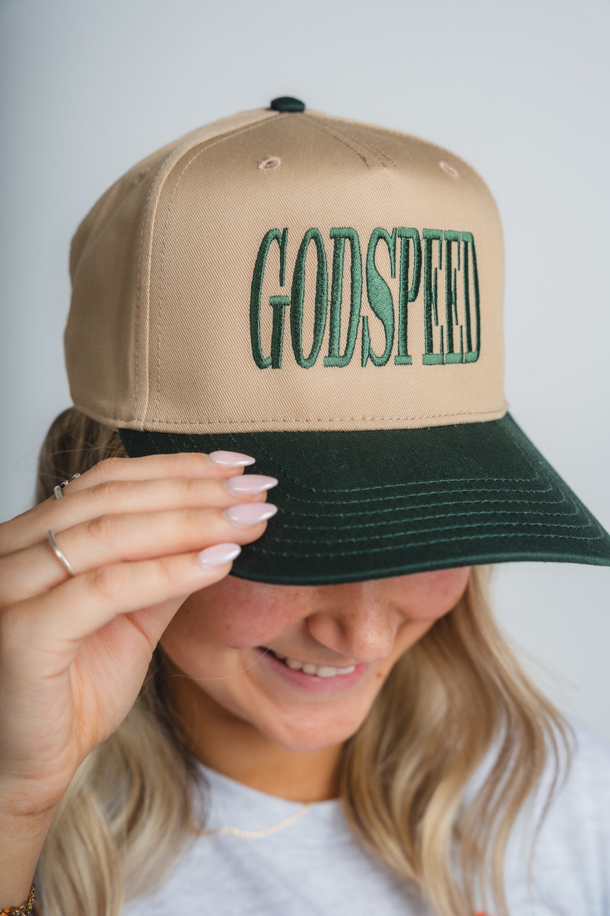 Godspeed vintage hat khaki/green - Trendy Hats at Lush Fashion Lounge Boutique in Oklahoma City