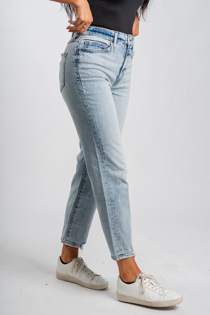 Daze high rise straight jeans high key | Lush Fashion Lounge: boutique women's jeans, fashion jeans for women, affordable fashion jeans, cute boutique jeans