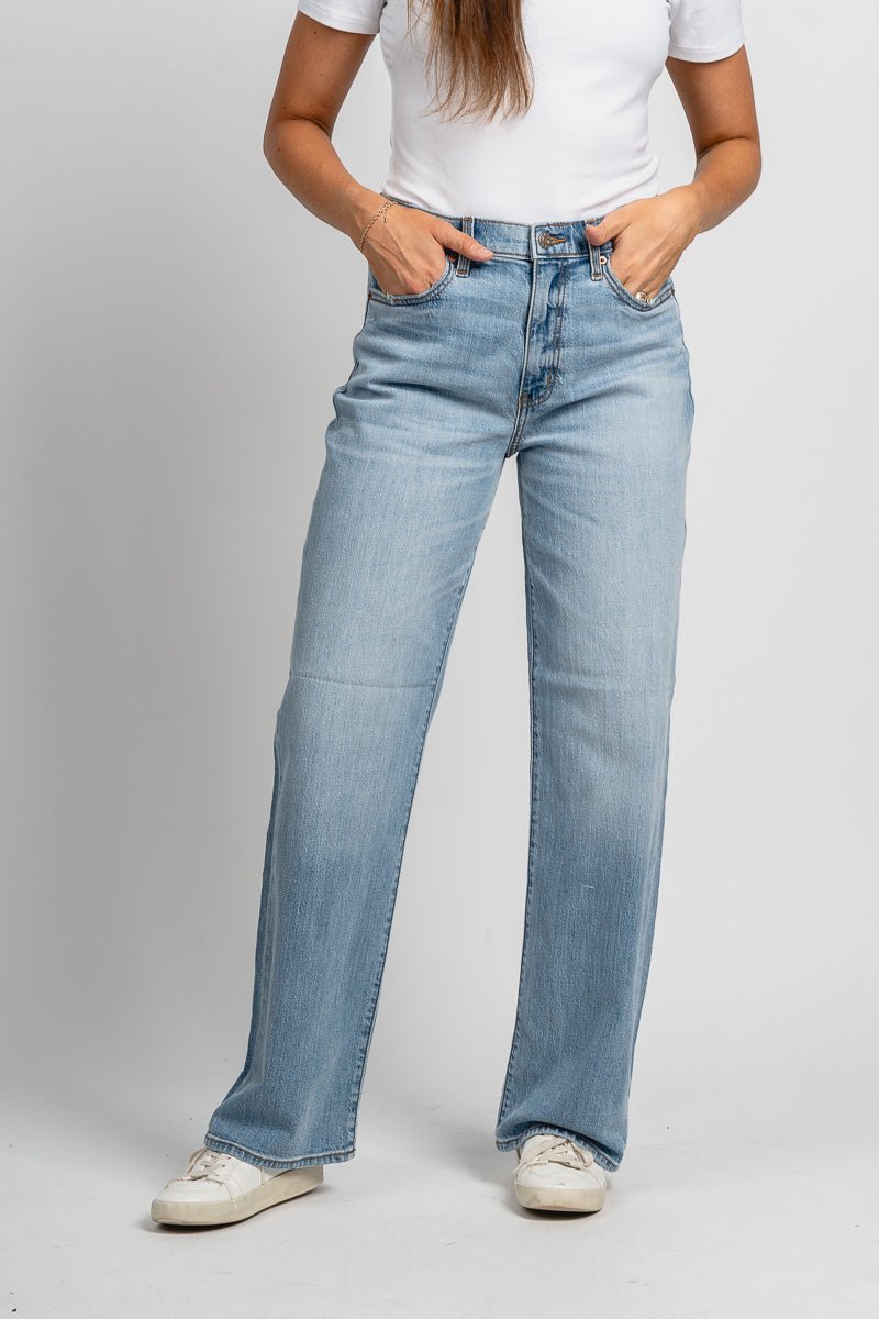 Daze slouch 90s fit high rise jeans marina vintage | Lush Fashion Lounge: boutique women's jeans, fashion jeans for women, affordable fashion jeans, cute boutique jeans