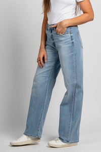 Daze slouch 90s fit high rise jeans marina vintage | Lush Fashion Lounge: boutique women's jeans, fashion jeans for women, affordable fashion jeans, cute boutique jeans