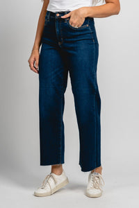 Daze pleaser high rise wide ankle jeans magic hour | Lush Fashion Lounge: boutique women's jeans, fashion jeans for women, affordable fashion jeans, cute boutique jeans